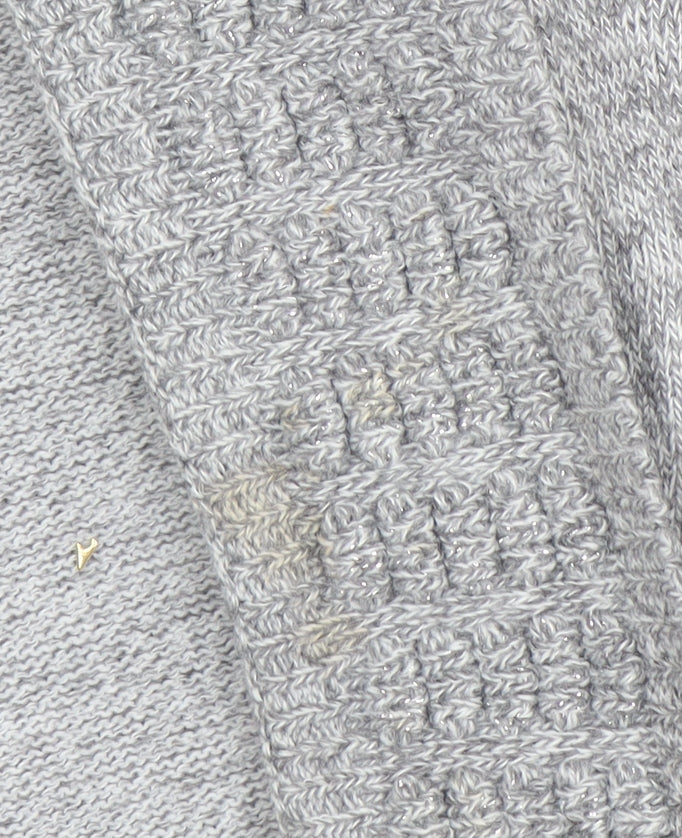 ENVY US Women’s Grey Knit Long Sleeve Open Cardigan 2XL