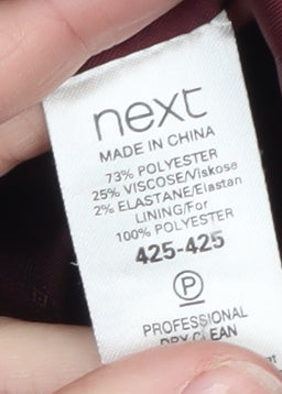 Next Women's Grey Classic Blazer Size 12 Lined Work Jacket