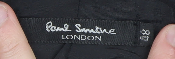 Paul Smith London Men's Black 38 Slim Fit Blazer White Trim Formal Jacket