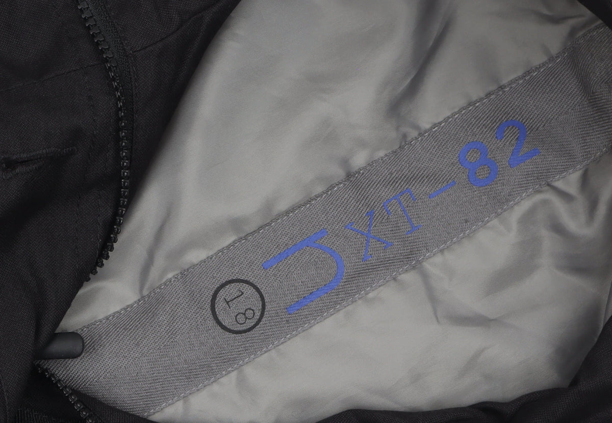 Next Women's Black Parka Coat Size 18 Mid-Length Lined Zip