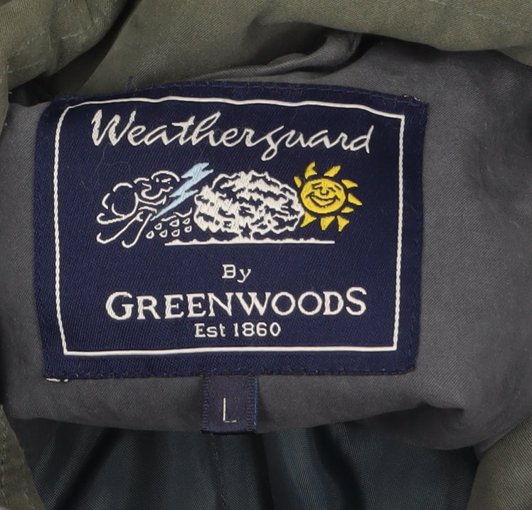 Weatherguard by Greenwoods Men's Grey L Lined Water Resistant Jacket