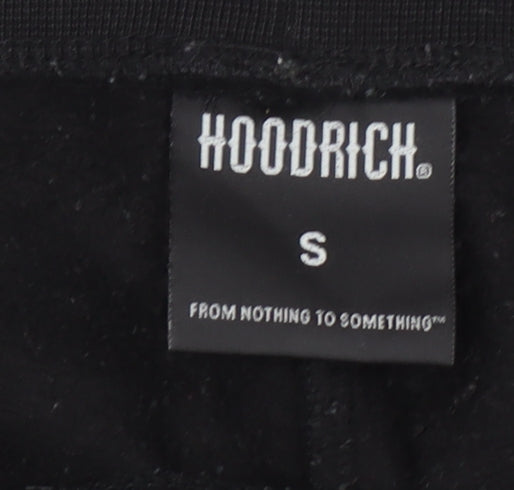 Hoodrich Men's Black Jogger Sweatpants S Regular Fit Fleece Drawstring