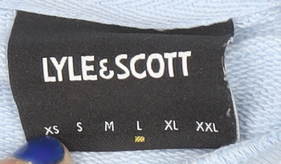 Lyle & Scott Men's Blue Pullover Hoodie Size M Regular Fit