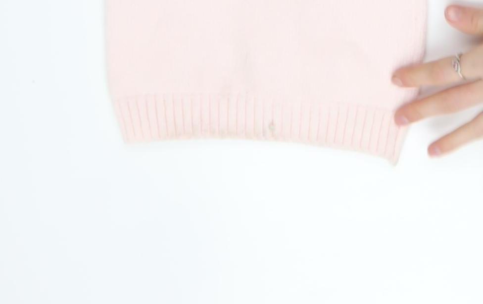 Angel Beach Womens Pink XS High Waist Knit Lounge Sweatpants