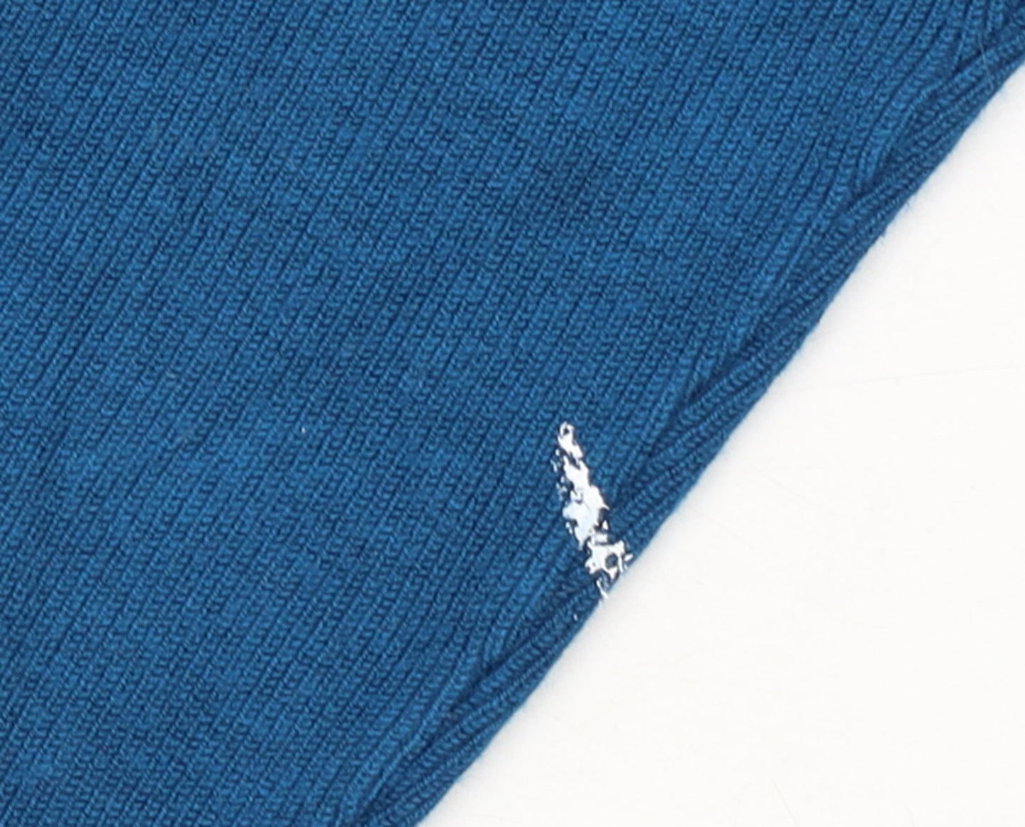 M&Co Women’s Blue Roll Neck Pullover Jumper XL Knit Long Sleeve