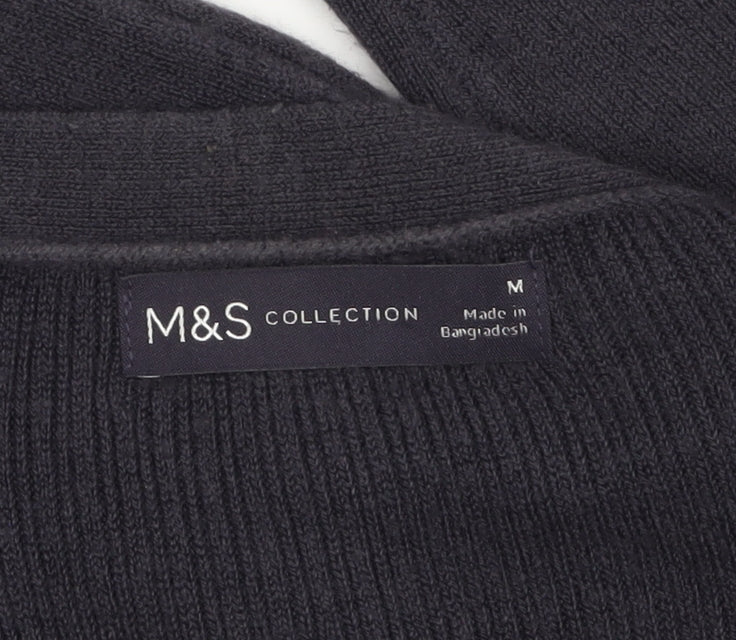 Marks & Spencer Women’s Black Knit Long Sleeve Cardigan M