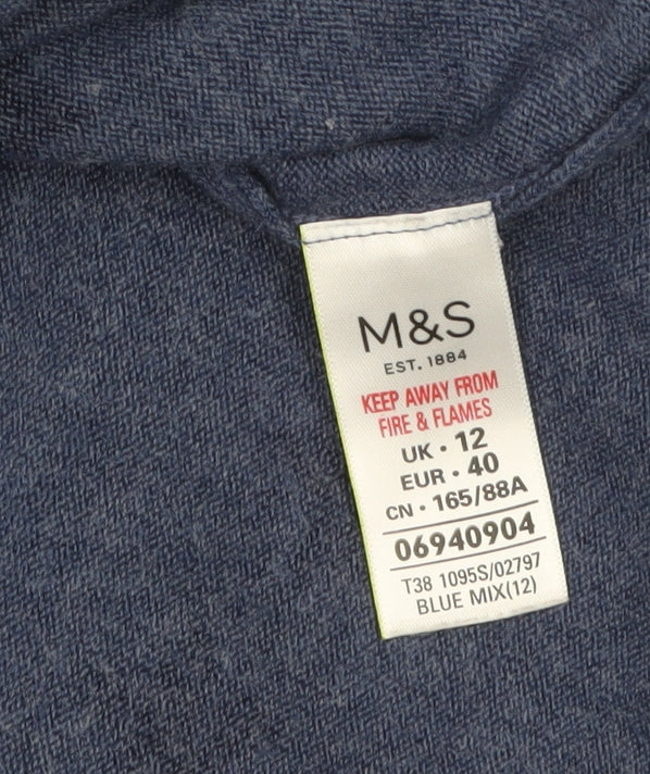 Marks & Spencer Women’s Blue Star Knit Jumper Size 12