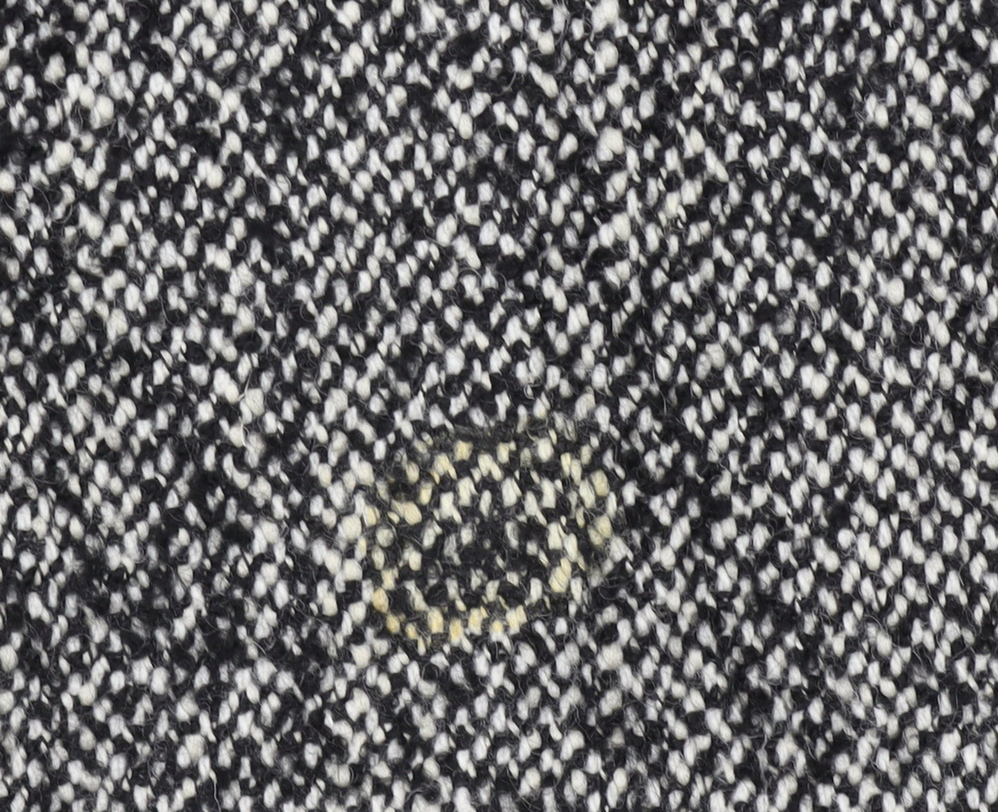 H&M Women's Grey Wool Blend Tweed Long Overcoat XS