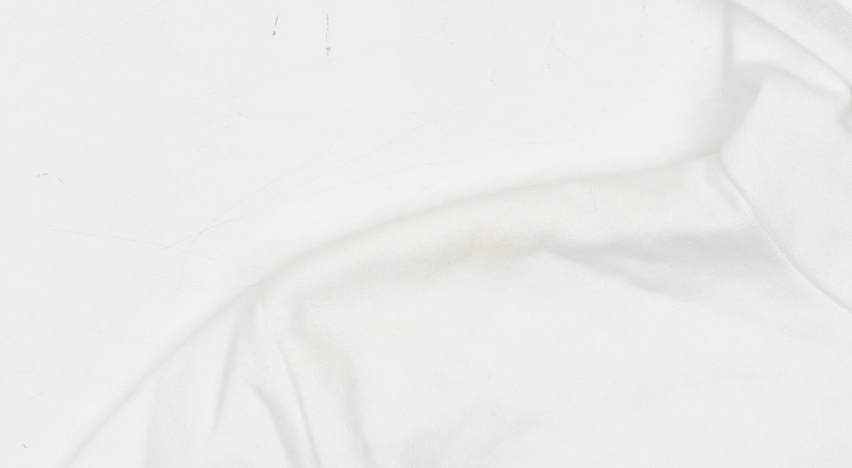 Ellesse Womens White Pullover Hoodie UK 10 Cotton Blend Logo Design