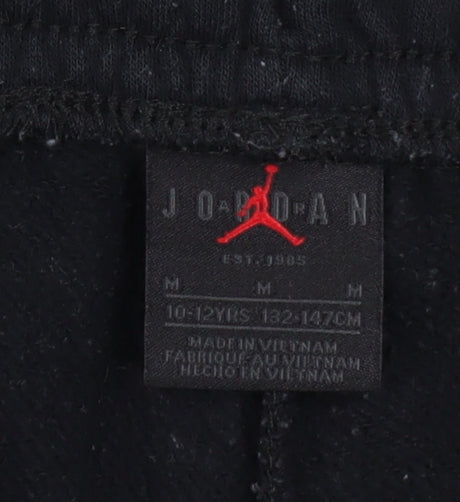 Jordan Boys Black 10-12 Years Fleece Jogger Sweatpants