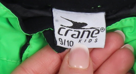 Crane Boys Green 9-10 Years Snow Pants Waterproof Ski Trousers