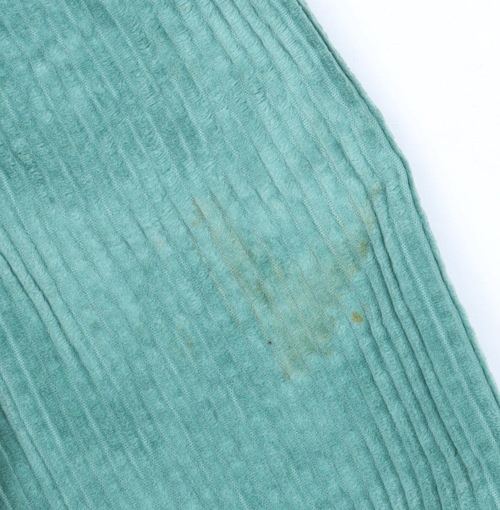 H&M Divided Women’s Green Corduroy Button-Up Jacket Size 14