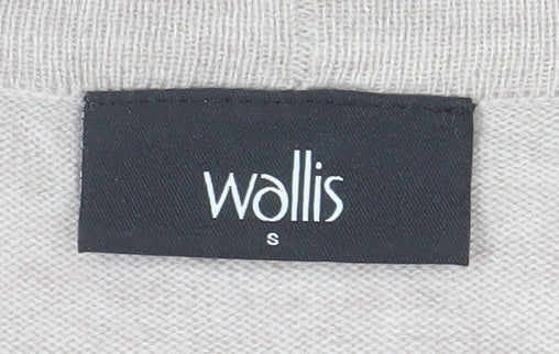 Wallis Women’s Beige Longline Knit Open Cardigan Small