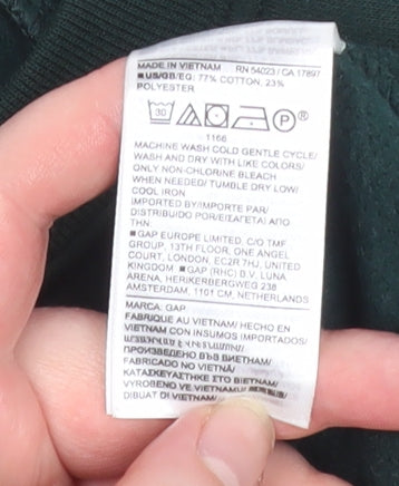 Gap Men's Green Crew Neck Pullover Sweatshirt Size M