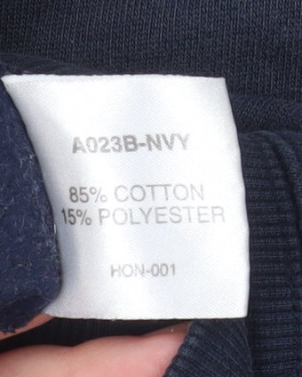Cotton Traders Men's Blue Crew Neck Pullover Sweatshirt Size M