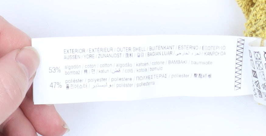 Pull&Bear Women’s Yellow Knit Strapless Camisole Tank Top S