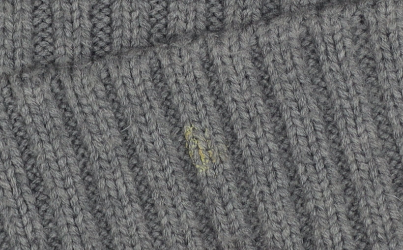 Next Men’s Grey Cable Knit High Neck Button Cardigan L