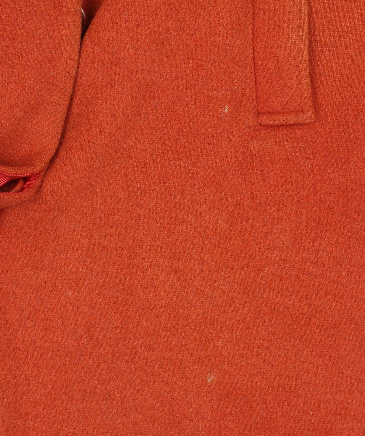 Dickins & Jones Women's Red Wool Mid-Length Overcoat Size 8