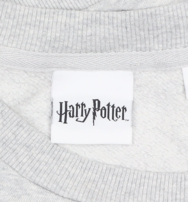 Next Harry Potter Hogwarts Alumni Grey Cotton Sweatshirt S Women