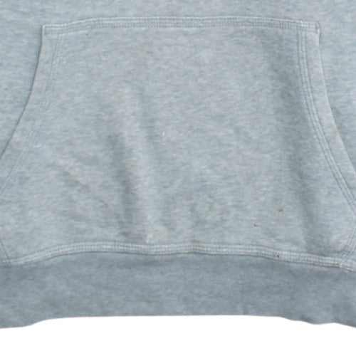 Nike Men's Grey Pullover Hoodie Medium Fleece Lined Classic Fit