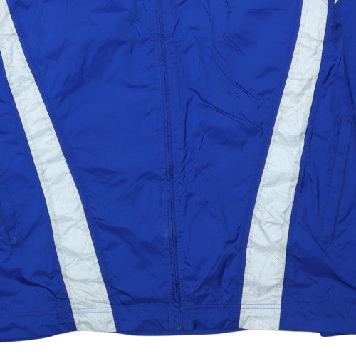 Erima Men’s Blue 2XL Windbreaker Sports Hooded Jacket