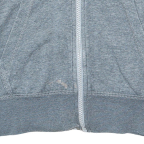 Nike Men's Grey Full Zip Hoodie Size S Sportswear Fleece