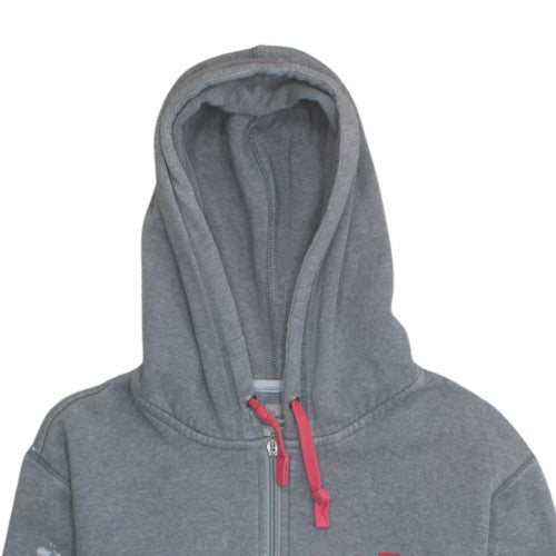 Nike Mens Grey Full Zip Hoodie L Sportswear Fleece Sweatshirt