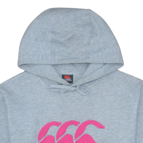 Canterbury Women’s Grey Hoodie Small Pullover Cotton Blend