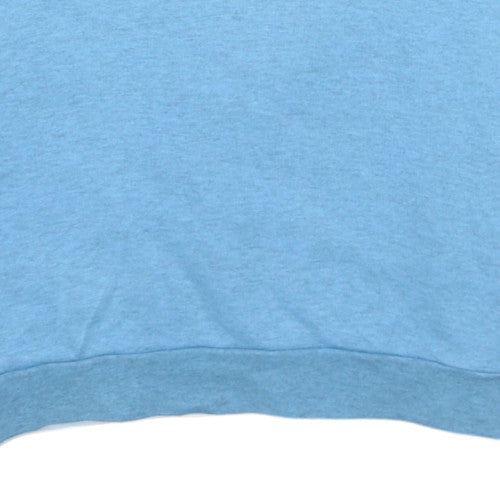 Nike Men's Blue Pullover Hoodie M Track & Field Graphic Sweatshirt