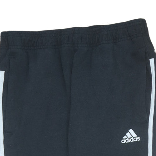 Adidas Men's Black S Track Pants Joggers Primegreen Slim Fit