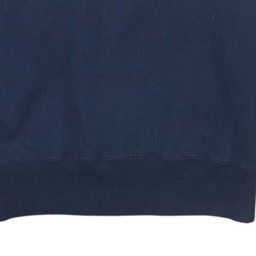 Champion Mens Blue College Pullover Sweatshirt Size L