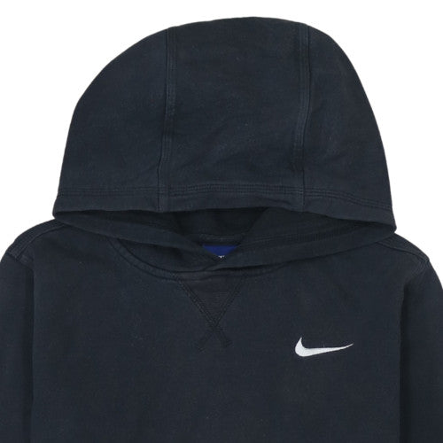 Nike Teens Black Pullover Hoodie L Regular Fit Sports Fleece