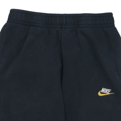 Nike Mens Black Small Jogger Sweatpants Elastic Waist Fleece Lined