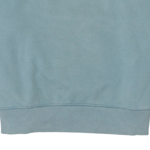 Carhartt Men's Blue Logo Crew Neck Sweatshirt Size M