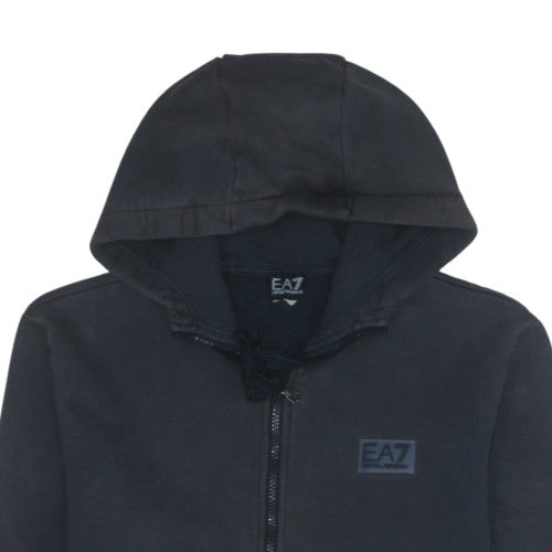 Emporio Armani EA7 Men's Black Full Zip Hoodie Size L