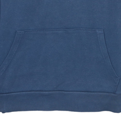 Under Armour Teens Blue Pullover Hoodie YLG Classic Fit Cotton Blend