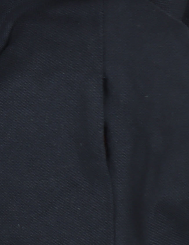 Brave Soul Men's Black Long Sleeve Cotton Polo Shirt Size L