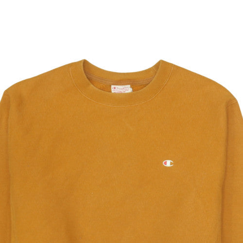 Champion Men's Brown Small Reverse Weave Pullover Sweatshirt