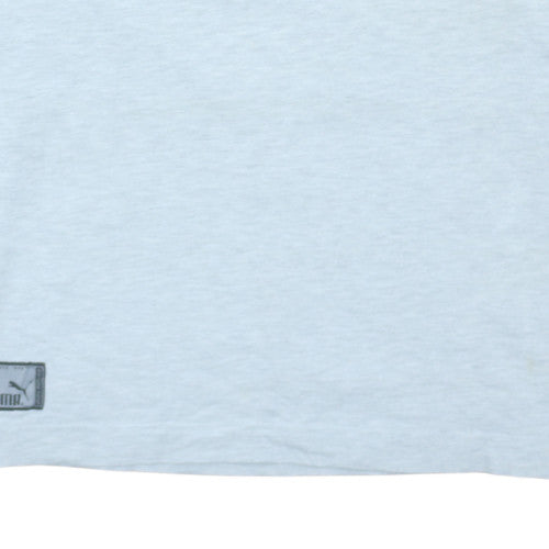 Puma Men's Grey 2XL Collared Henley Sweatshirt