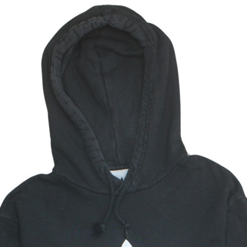 Adidas Mens Black Pullover Hoodie L Sports Fleece Sweatshirt