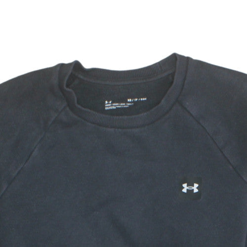 Under Armour Men's Black XS Crew Neck Fleece Sweatshirt