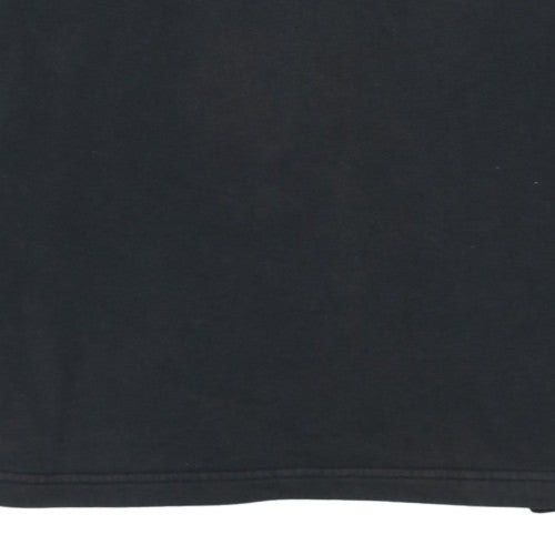 Adidas Womens Black Size 14 Pullover Sweatshirt with Logo