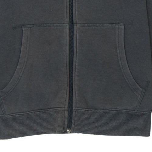 Nike Boys Black Full Zip Hoodie 12-13 Years Fleece Lined Sweatshirt