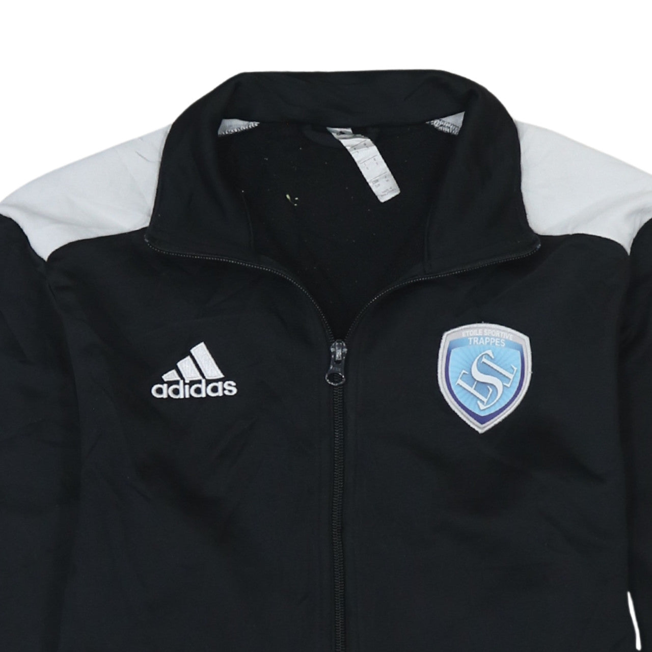 Adidas Men's Black Small Track Jacket Full Zip Sports Top