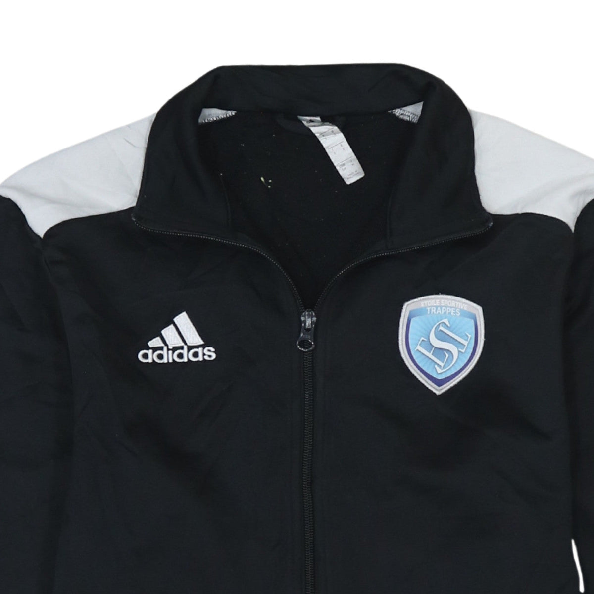 Adidas Men's Black Small Track Jacket Full Zip Sports Top