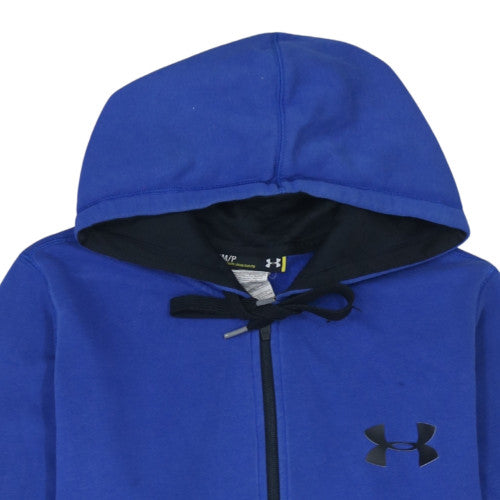 Under Armour Men's Blue Full Zip Hoodie Size S Sports Fleece
