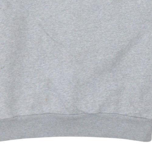 Adidas Men's Grey Crew Neck Pullover Sweatshirt Size M