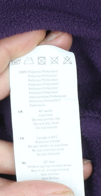 Karrimor Womens Purple Fleece Pullover Sweatshirt Size 12