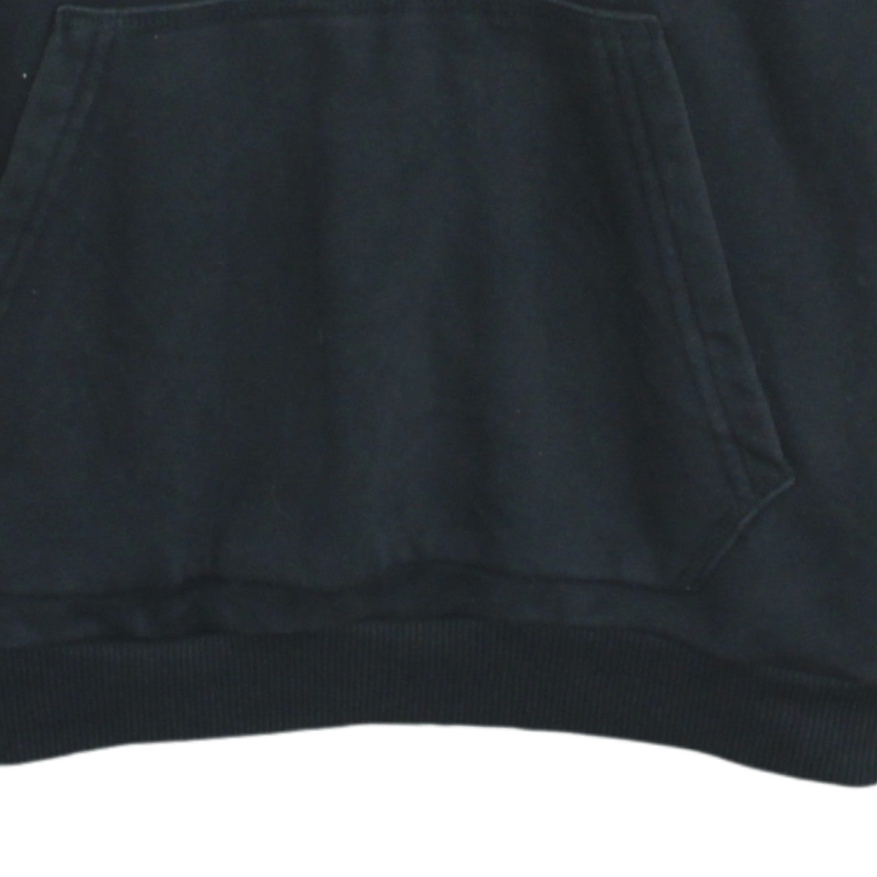 Adidas Womens Black Pullover Hoodie L Cotton Blend Trefoil Logo