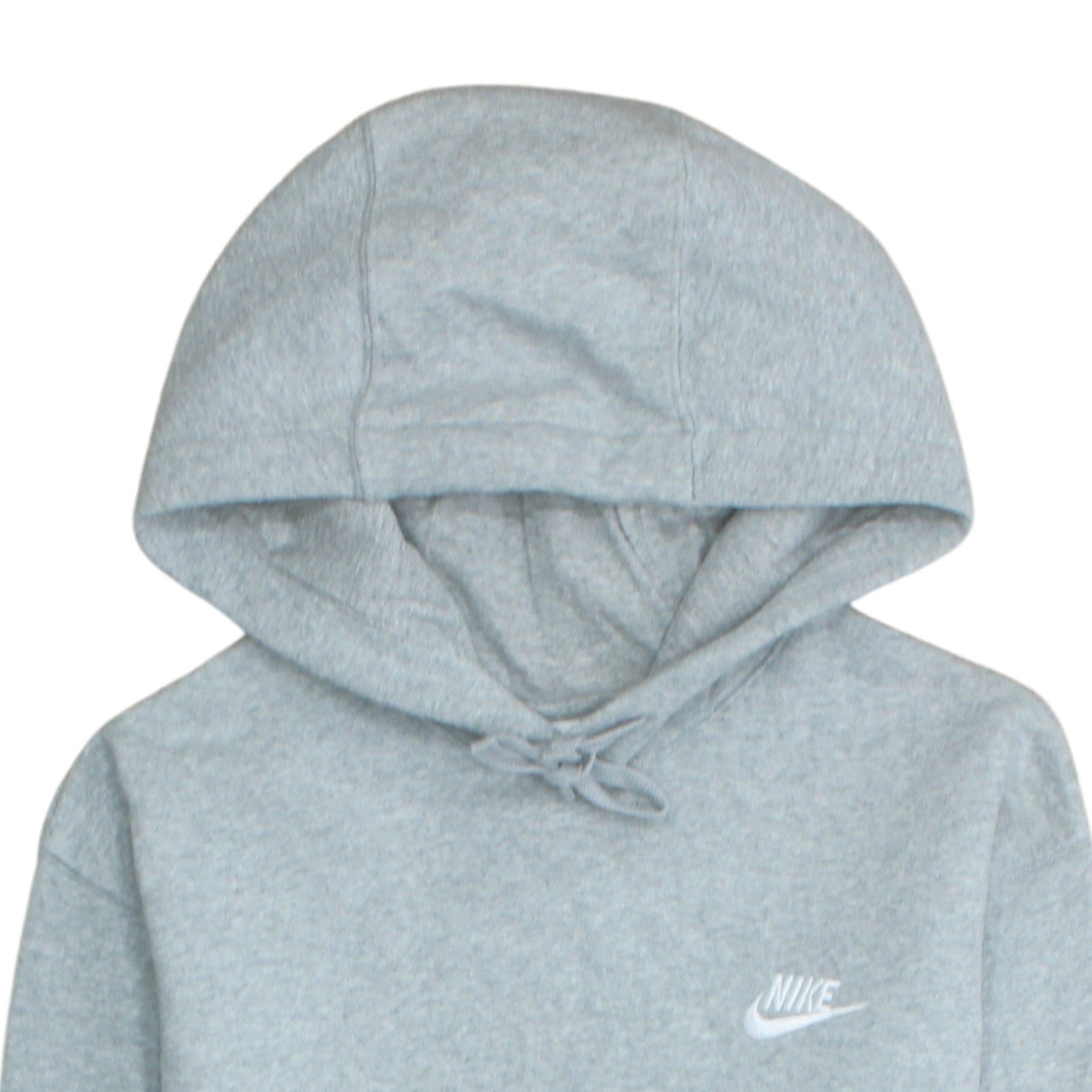 Nike Men’s Grey Pullover Hoodie M Regular Fit Fleece Sportswear